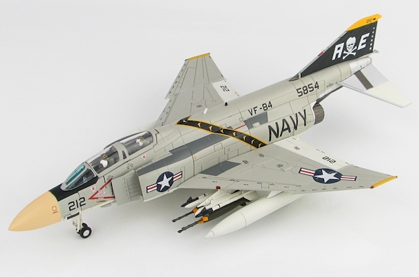 F4J Phantom, US Navy, 155854, VF-84, USS Franklin D. Roosevelt, circa 1972 HA19004