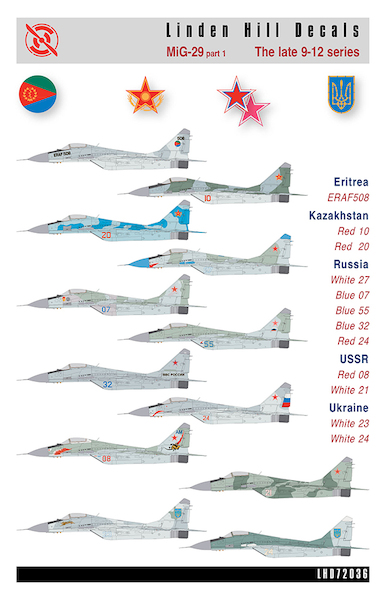 MiG29 part 1 the Late 9-12 Series LHD72036