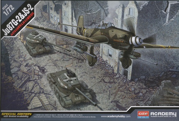 Junkers Ju87G-2 and Stalin JS2 Tank 12539