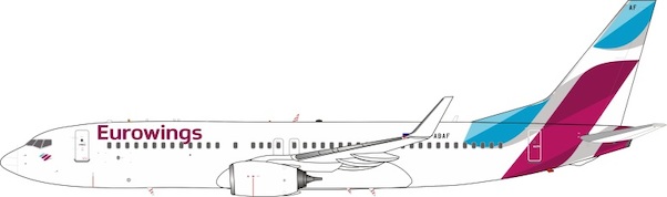 B737-800 (Eurowings) D-ABAF With Stand JF-737-8-005