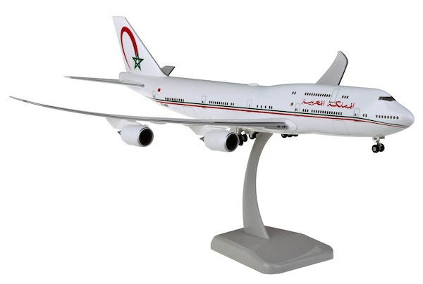 Boeing 747-8i Morocco Government CN-MBH Snap fit with stand and gears HG11618