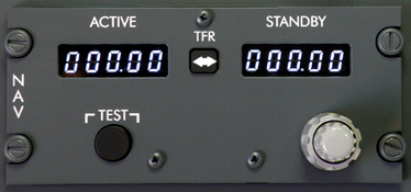 B737 NAV Radio Module, white digits. 2M13