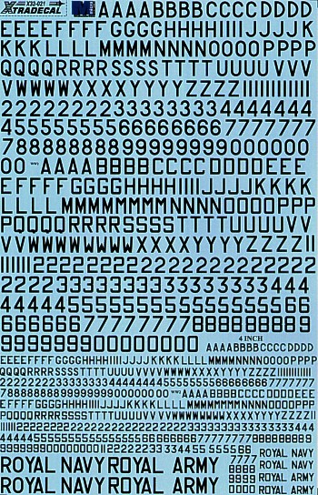 RAF Serial letters, Numbers and Royal navy 8