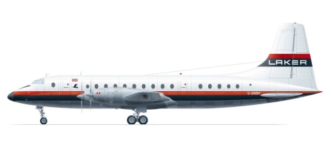 Bristol Britannia 102 (Laker Airways) FRP4037