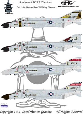 Snub Nosed USAF Air Defence Gray Phantoms Part 2 SHG32004