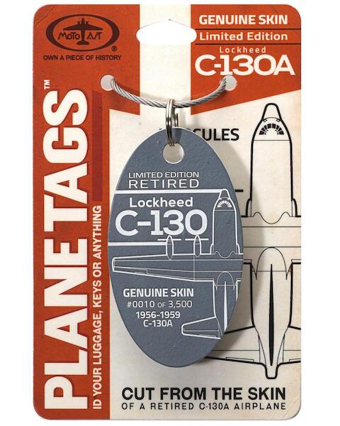 Keychain made of real aircraft skin: Lockheed C-130A 0652135645283