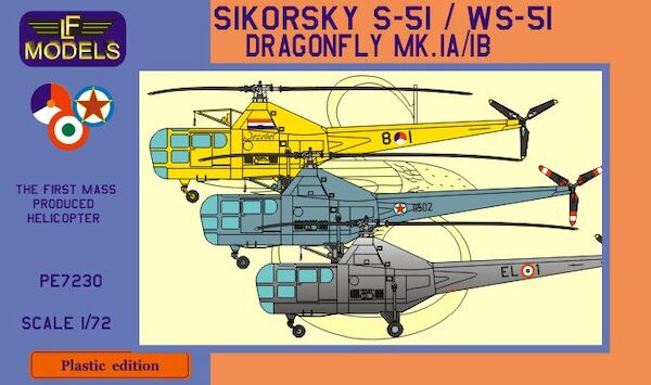 Westland Sikorsky WS-51 Dragonfly (Holland, Yugoslavia, Italy) BACK IN STORE! PE-7230