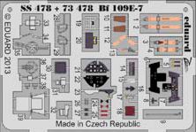 Detailset Messerschmitt BF109E-7 Self Adhesive (Airfix) SS478