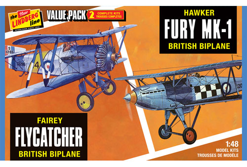 Fairey Flycatcher & Hawker Fury Value pack HL441/12