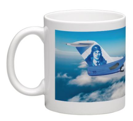 Mug KLM Cityhopper Fokker 70 PH-KZU Anthony Fokker Farewell MOK-F70-R