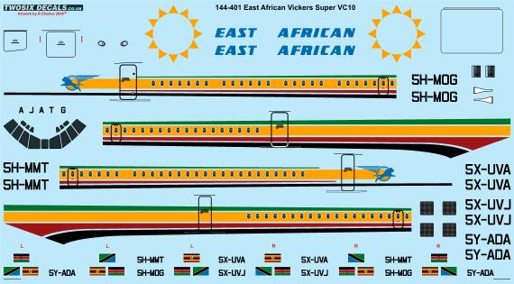 Vickers Super VC-10 (East African Airways) 144-401