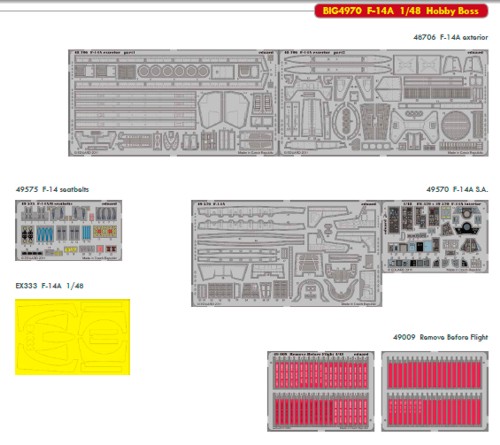 Detailset F14A Tomcat (Hobby Boss) BIG4970