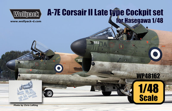 A7E Corsair II Late type Cockpit set (for Hasegawa 1/48) WP48162