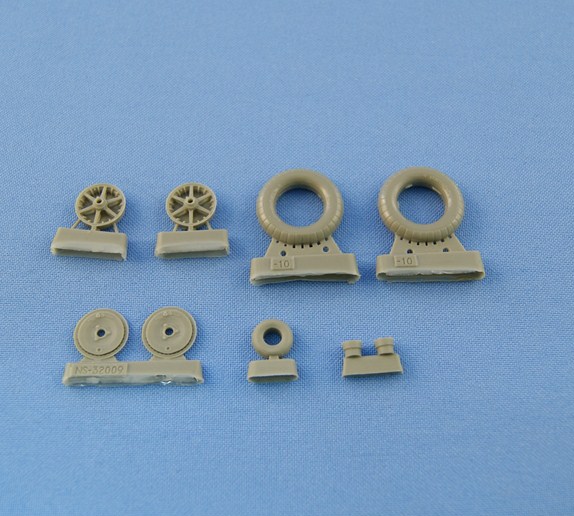 Wheel set for Messerschmitt BF109E-4/E-7 (Continental) NS48020