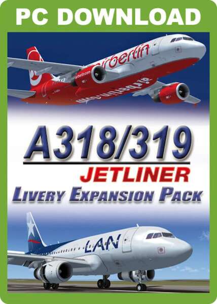 A318/A319 Jetliner Livery Expansion Pack (download version FSX) J3F000038-D