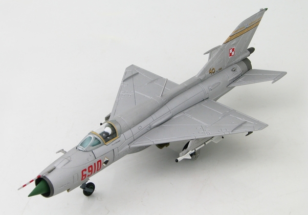 MIG21PFM (No.6910, 1st Sqn. of 62nd Fighter Regiment, Polish AF, Poznan-Krzesiny AB, 1994) HA0185