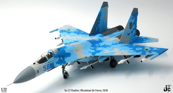 Sukhoi Su27U Flanker (Ukrainian Air Force, August 2016) JCW-72-SU27-003