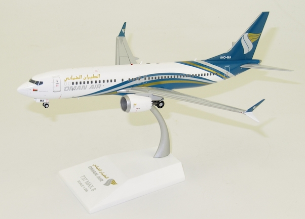 B737-8MAX (Oman Air) A4O-MA With Stand LH2122