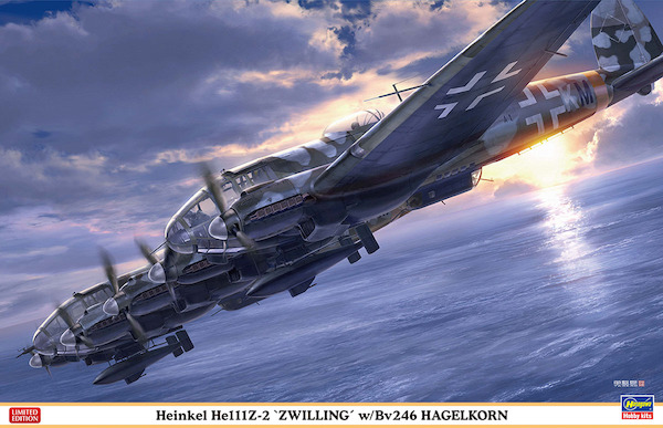 Heinkel He 111Z-2 Zwilling with BV246 Hagelkorn 02305