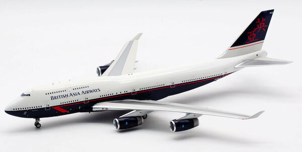 Boeing 747-400 British Asia Airways G-BNLZ With collectors coin  ARDBA34