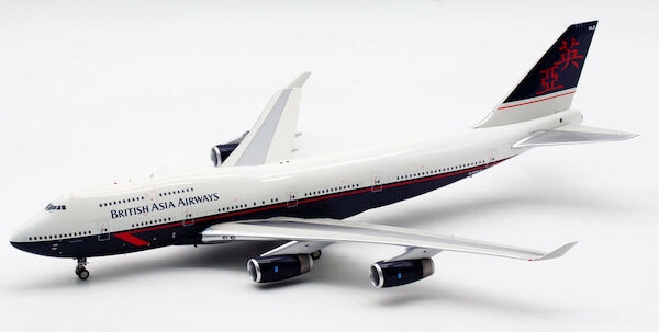 Boeing 747-400 British Asia Airways G-BNLZ With collectors coin ARDBA34