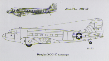 Douglas XCG-17 Lastensegler (DC3 glider) CPM18