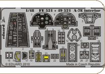 Detailset Vought A7E Corsair Interior Self Adhesive (HobbyBoss) E49-521