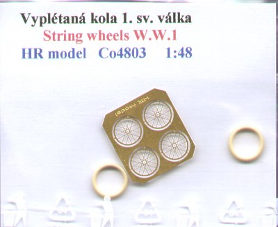WW1 spoked wheels (2) 4803