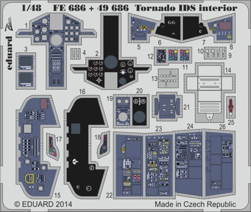 Detailset Tornado IDS Interior Self Adhesive (Revell) FE686