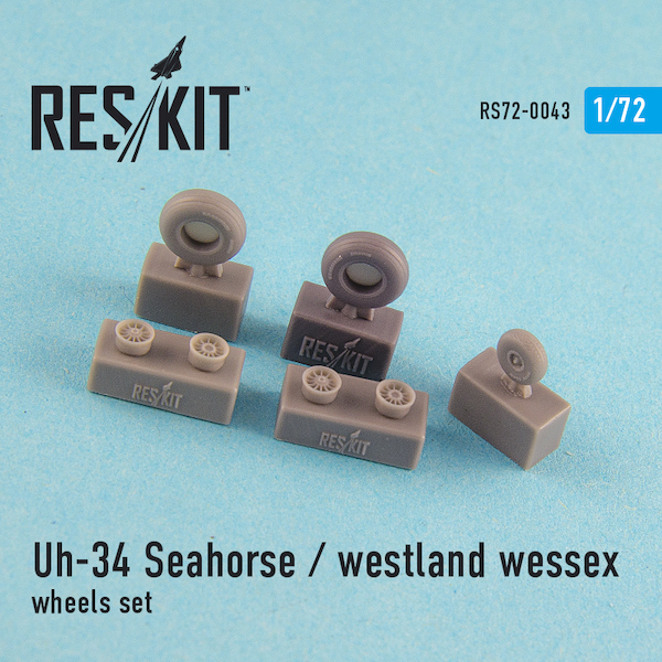UH34 Seahorse / Westland Wessex Wheels set RS72-0043