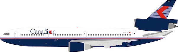 Douglas DC10-30 Canadian Airlines C-GCPF With Stand IFDC10CP0120