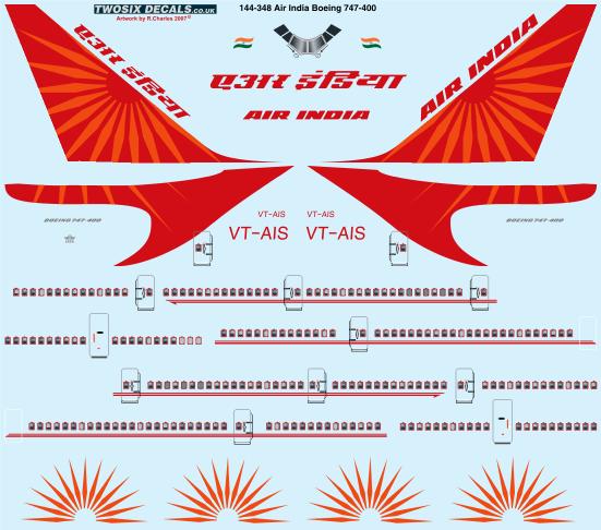 Boeing 747 air india презентация