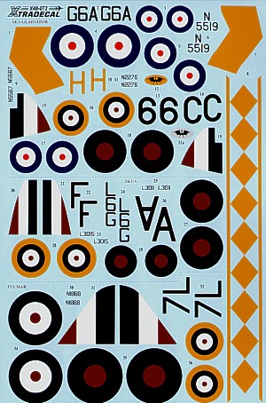 Fleet Air Arm Gloster Sea Gladiator, Fulmar, Skua X48072