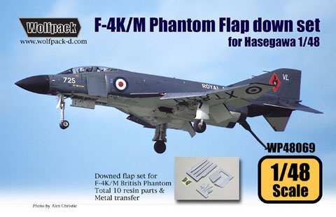 F4K/M British Phantom flap down set (Hasegawa) WP48069