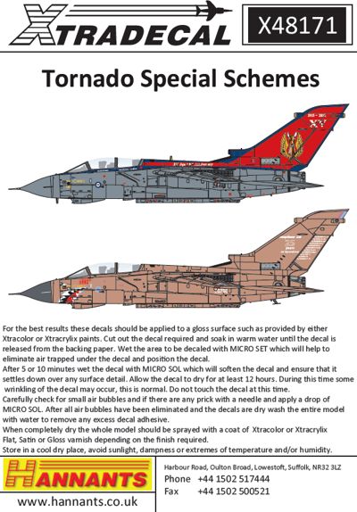 Panavia Tornado Special Schemes X48171