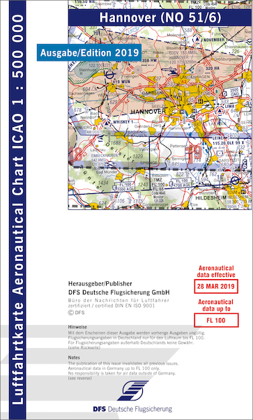 ICAO chart Germany Hannover 2019 51-6
