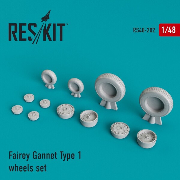 Fairey Gannet Type 1 Wheel Set RS48-0202