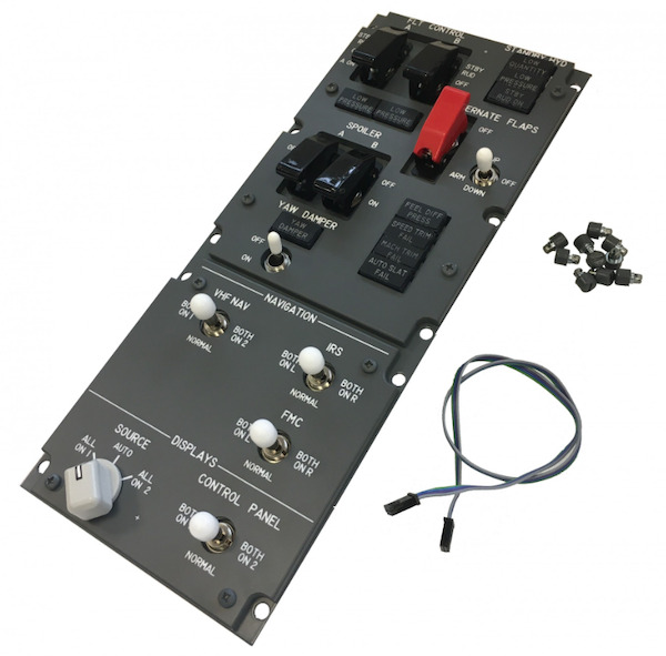 B737 ICS FWD Overhead Panel Kit (Flight Control and Navigation Panel) FLTCTRL737_NG