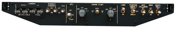 B737 ICS FWD Overhead Panel Kit (Light Switch & Starter Switch Panel) LIGHT737_NG