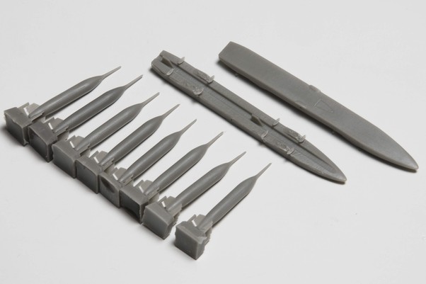 2 x Launcher m/71 & 8 x 120 kg fragmentation bomb Virgo for SAAB 37 Viggen K4868