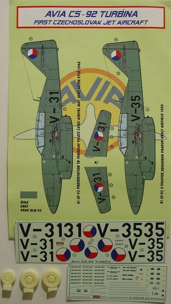 Avia CS92 (Me262B-1a) in Czechoslovak Service part II KDEC72183