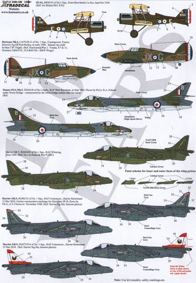 RFC/RAF One Hundred Years on No1sq. Se5a to Harrier GR9 X48108