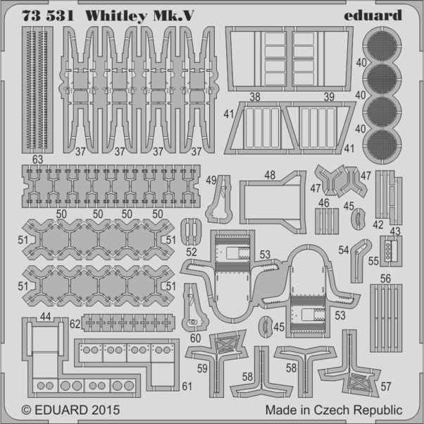 Detailset Whitley MKV self adhesive (Aifrix) E73-531