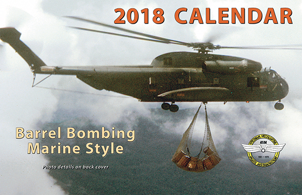 Vietnam Helicopter Pilots Association 2018 Calendar: Barrel Bombing Marine Style 9781942613664