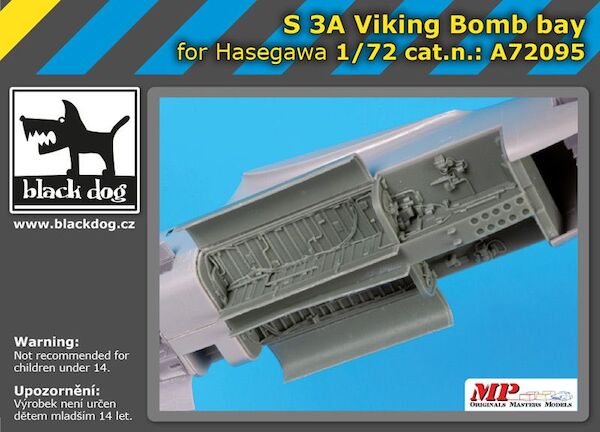 Lockheed S3A Viking bomb bay (Hasegawa) A72095