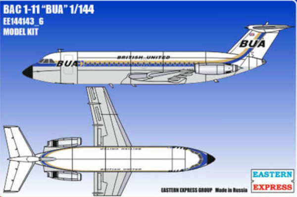 Bac 1-11-200 (British United Airlines BUA) 144143-6