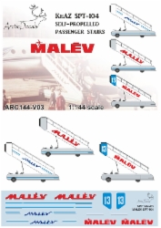 KhAZ SPT-104 self propelled passenger stairs (MALEV) for ARC144-V03