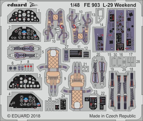 Detailset L29 Delfin Weekend (Eduard) FE903