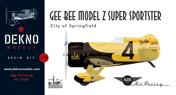 Gee Bee Model Z Super Sportster racer (1939) AR.721200
