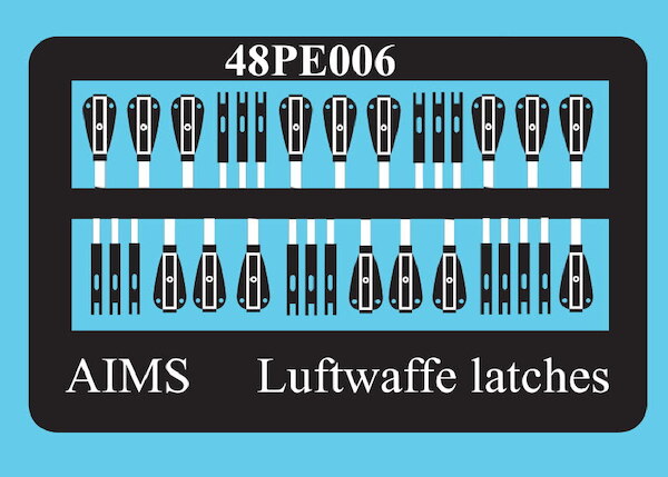 Detailset Luftwaffe latches 48PE006